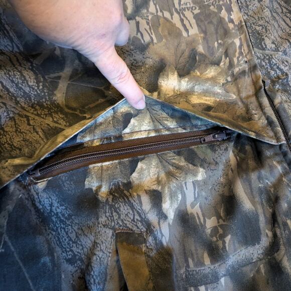 Gander Mountain Mens 2XL Jacket Hunting Mossy Oak Camo Lined Winter Coat Quilted - Picture 5 of 13